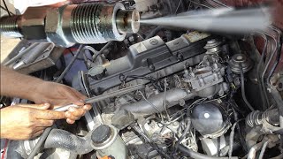 Toyota 1kz engine injector work [upl. by Noemi]