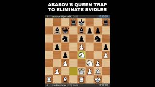 Abasov KNOCKOUT Svidler  FIDE World Cup 2023 [upl. by Basset]