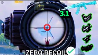 AKM New Zero Recoil sensitivity ✅ After Update 🔥AKM zero Recoil Gyroscope [upl. by Branham]