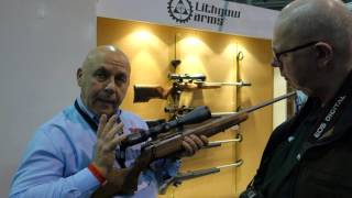 The British Shooting Show 2016  Highland Outdoors  Lithgow Arms Centrefire [upl. by Ahsinaw]