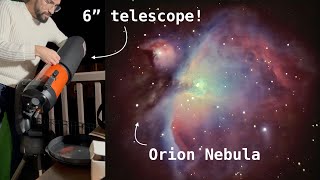 Live View of Orion Nebula through a Big Telescope [upl. by Ayiotal]