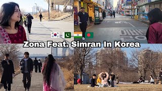 🇰🇷🇵🇰🇮🇳🇧🇩Korean Reaction on Desi Lehenga  Wear lehenga in Korea korea leeminho bts [upl. by Naillimxam472]