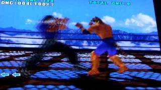 Tekken 3  Kings Graple Combos [upl. by Ihsakat281]