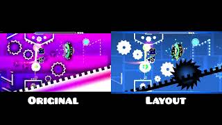 quotZettabytequot Original vs Layout  Geometry Dash Comparison [upl. by Anhpad]