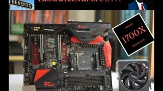 Ryzen 1700X Quick Official Overview Plus who should BUY OR Benefit from RYZEN R7 [upl. by Rekyr159]