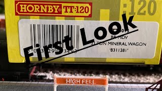 First Look Hornby TT120 21t Mineral Wagons [upl. by Tsenrae]