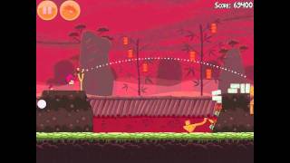 Angry Birds Seasons Year of the Dragon 13 Walkthrough 2012 3 Star [upl. by Pamelina642]