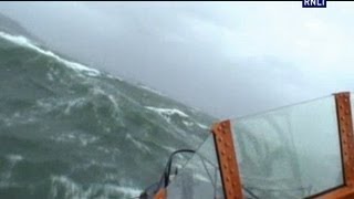 Plymouth lifeboat launches into storm force 10 [upl. by Greeley]