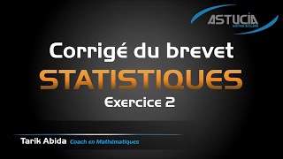 Statistiques 3ème Sujet brevet 2 [upl. by Genny]