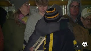 Hundreds gather in Clawson to honor life of Alex Verner one year after MSU shooting [upl. by Chae]