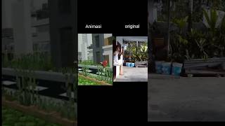 Jangan kemana mana pak 🗿Animasi Vs Original   minecraft animation prisma3d [upl. by Litch]