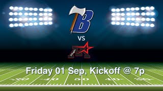 BHS Football vs Monticello 01 Sep 23 [upl. by Assetan]