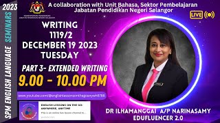 SPM 2023 11192 WRITING PART 3 EXTENDED WRITING [upl. by Dagmar57]