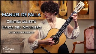 Cristina Galietto plays Danza del Molinero by Manuel de Falla on a 2020 Adrian Heinzelmann Classical [upl. by Lledniw561]