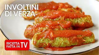 INVOLTINI DI VERZA di Benedetta Rossi  Ricetta TV Fatto in Casa per Voi [upl. by Yseulta]