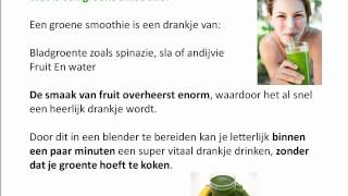 Snel Smoothies maken Groene Smoothies Smoothie Smoothies [upl. by Thormora664]