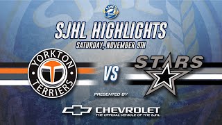 HIGHLIGHTS Yorkton Terriers at Battlefords North Stars  Sat Nov 9th 2024 [upl. by Conrade357]