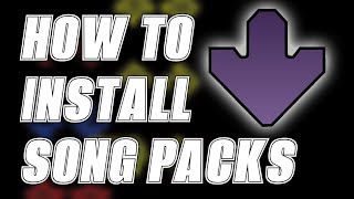 Installing songs in ETTERNA  How to download song packs etterna Guide [upl. by My655]