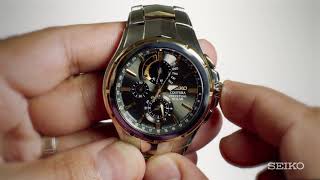 Seiko HowTo Video Perpetual Chronograph With Caliber V198 [upl. by Tynan494]