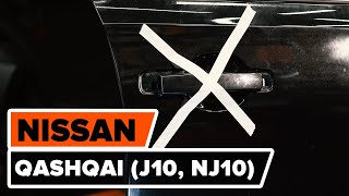 Hoe een handgrepen vervangen op een NISSAN QASHQAI J10 NJ10 HANDLEIDING AUTODOC [upl. by Marylou]