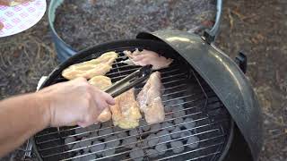 How to grill chicken breast on a charcoal grill [upl. by Hannazus214]