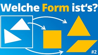 Formen zusammensetzen  Räumliches Vorstellungsvermögen  2 [upl. by Lirba]