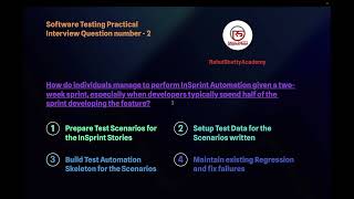 QA Practical Interviews 2 Is InSprint Automation Possible when you get a build in last 2 days [upl. by Aronaele]