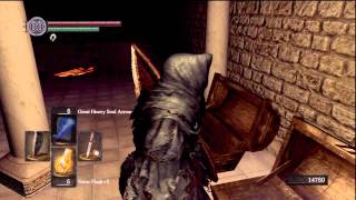 Dark SoulsAnor LondoHow to get Havels Armor GreatShield and Occult Club [upl. by Oneg]