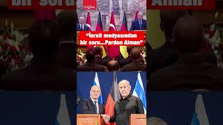 Erdoğandan Alman medyasına quotİsrail medyasından bir soru Pardon Almanquot shorts erdoğan israil [upl. by Essile]