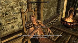 Skyrim Playthrough Meeting Jarl Balgruuf [upl. by Otti241]