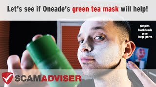 I tried Oneews Green Tea Mask Review Does Pore Cleaner Stick Deep Cleanse Work Eelhoe Check [upl. by Kieran]