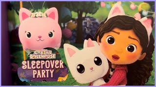 Gabbys Dollhouse Sleepover Party Story for Kids Read Aloud [upl. by Tracee321]