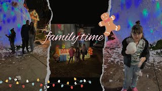 come with us to go see the Christmas lights in a neighborhood🎄 fypシ゚ fypviralシ lover christmas [upl. by Assillem]