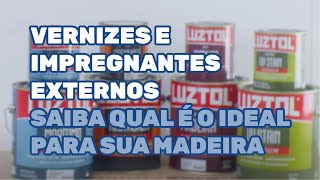 Linha Madeira  Vernizes e Impregnantes externos [upl. by Nyrak]