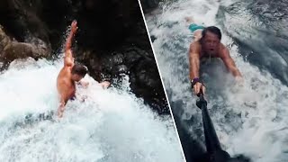 YouTubers Who Died in Waterfall Plunge Were Inspired by ‘Jackass’ Movie [upl. by Monique]