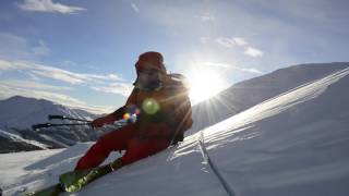 Skredfaretegn  skytende eller ferske sprekker i snøen [upl. by Fenton981]