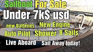 Get into Sailing for Under 7k  Tartan 34 Sailboat For Sale [upl. by Pish72]