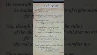 restoration psalm 23 kjv tehillim [upl. by Ocnarf]