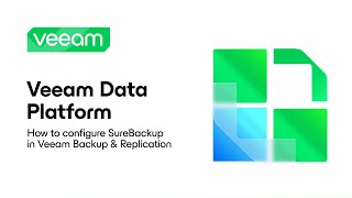 Veeam Data Platform How to Configure SureBackup in Veeam Backup amp Replication [upl. by Tupler671]