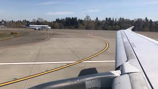 American Airlines A321 SeattleTacoma Airport Takeoff [upl. by Belanger]