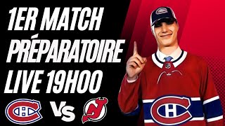 Match préparatoire LIVE Canadiens VS Devils 25 septembre 2023 [upl. by Soulier137]