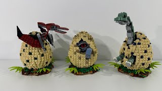 LEGO Dinosaur Eggs Review  Bricker Builds [upl. by Andreana]