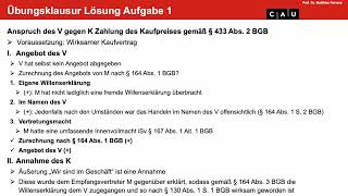 BGB AT – Folge 35 Besprechung 2 Übungsklausur Wiederholung Auslegung und Anfechtung [upl. by Cut55]