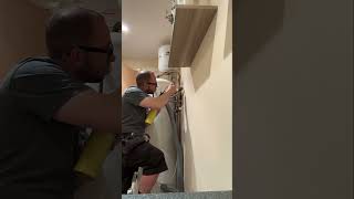 Leaking unvented cylinder dripping tundish plumber centralheating plumbing boiler boilerroom [upl. by Caras172]