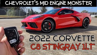 2022 Corvette C8 Stingray 1LT All new changes amp Full Review [upl. by Solorac101]