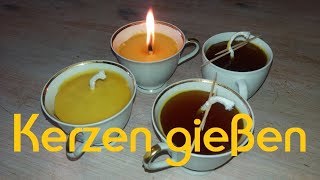 BienenwachsKerzen und HonigSalbe selber machen [upl. by Ikkir]