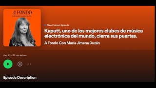 KAPUTT UNO DE LOS MEJORES CLUBES DE MÚSICA ELECTRÓNICA CIERRA SUS PUERTAS [upl. by Ecenaj]