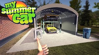 My Summer Car  NEW GARAGE [upl. by Haridan]