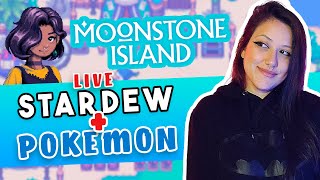 PRIMEIRAS IMPRESSÕES EM LIVE DE MOONSTONE ISLAND Jogo de Fazendinha  Pokemon  Zelda Vibes [upl. by Kahaleel]