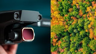 AWESOME FALL COLORS with the Mavic 2 PRO PolarPro Cinema Series ND Filters  Review  DLOGM LUT [upl. by Llevram]